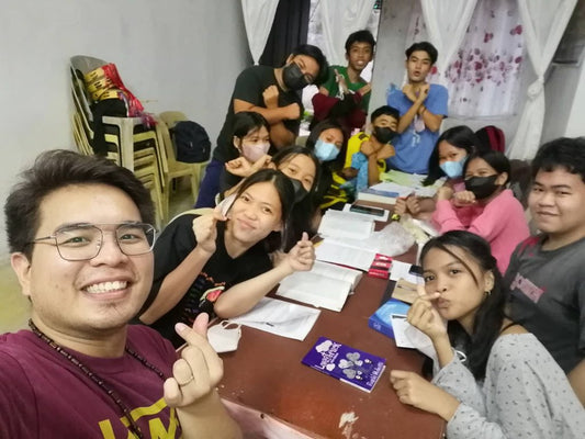 Ptr. John Paul Dominguez and Their Youth Team
