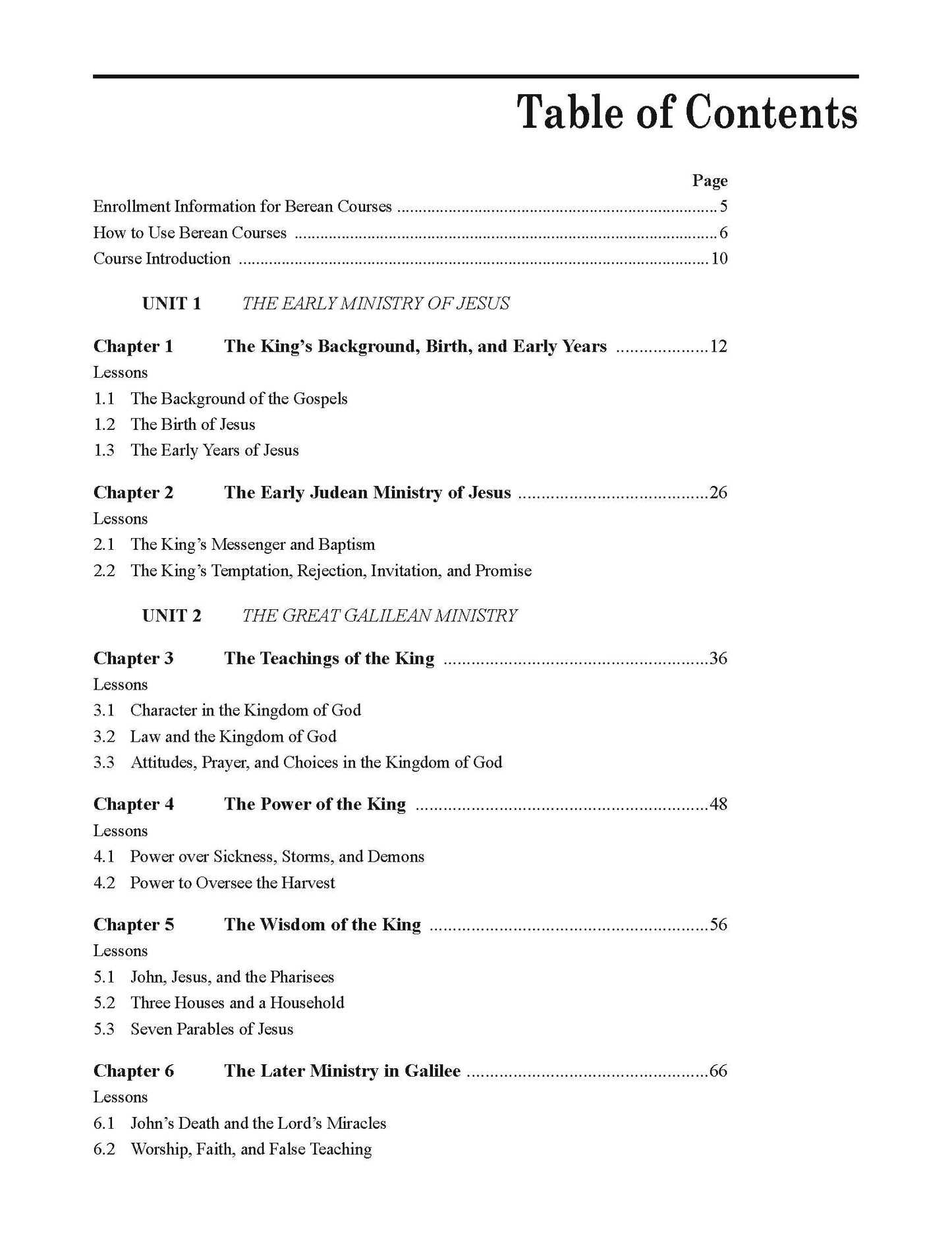 Synoptic Gospels: The Life & Teachings of Christ