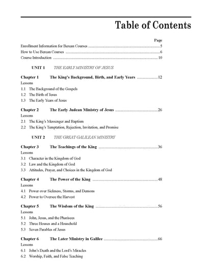 Synoptic Gospels: The Life & Teachings of Christ