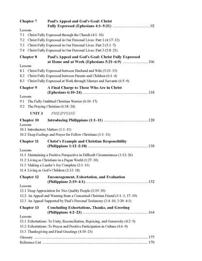 Prison Epistles:  Colossians, Philemon, Ephesians, and Philippians