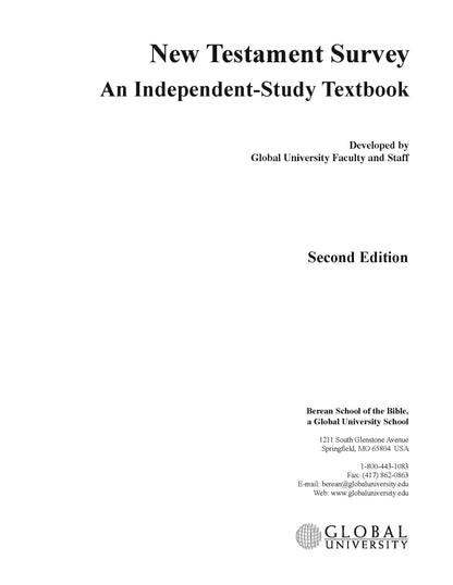 New Testament Survey