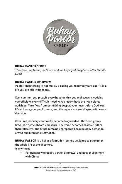 Bakas ng Pastor