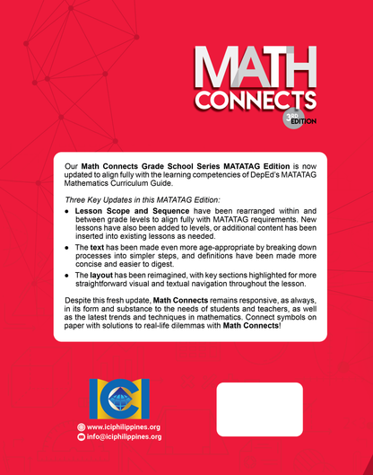 Math Connects 3rd Edition (Matatag Curriculum) - Grade 1