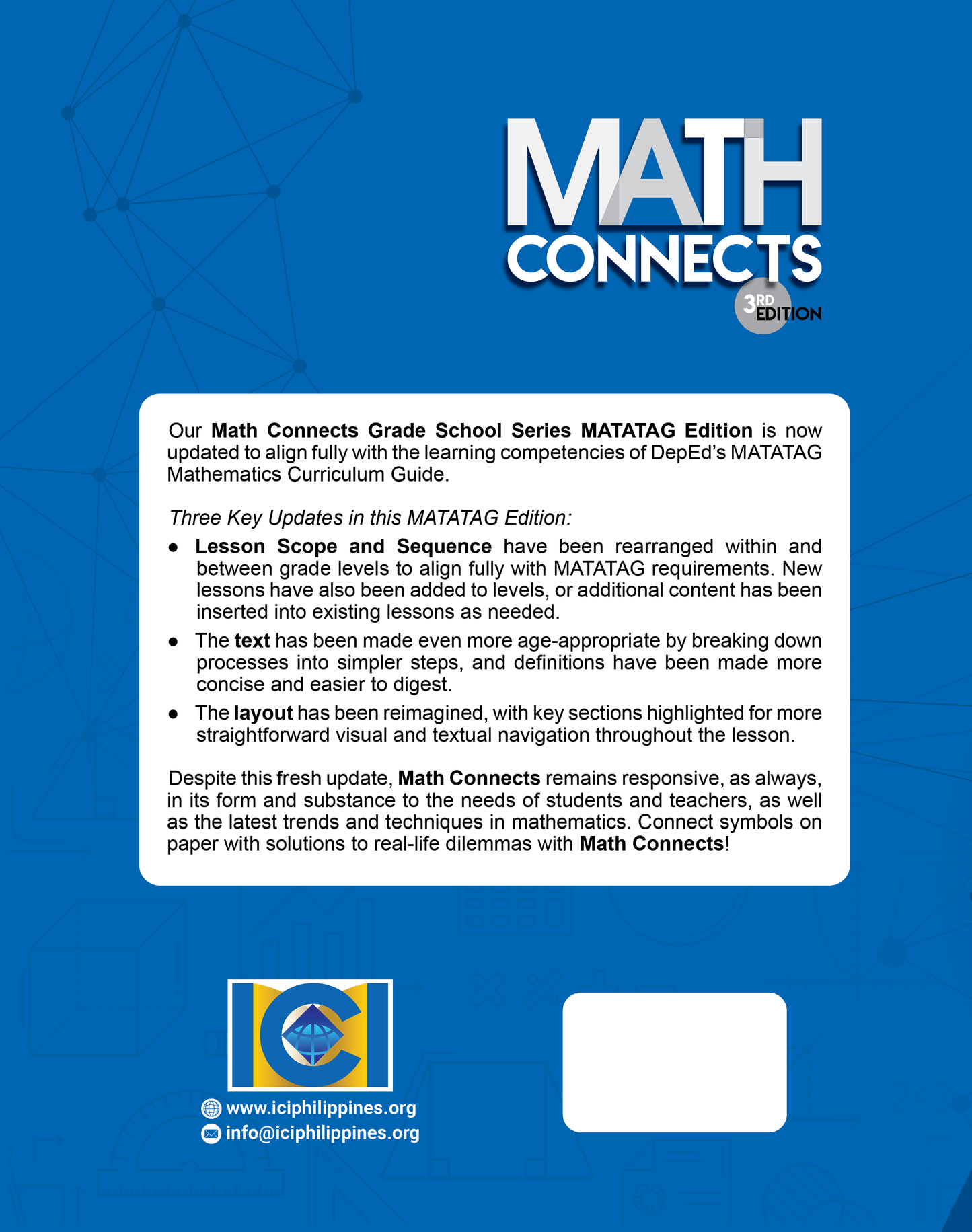Math Connects 3rd Edition (Matatag Curriculum) - Grade 2