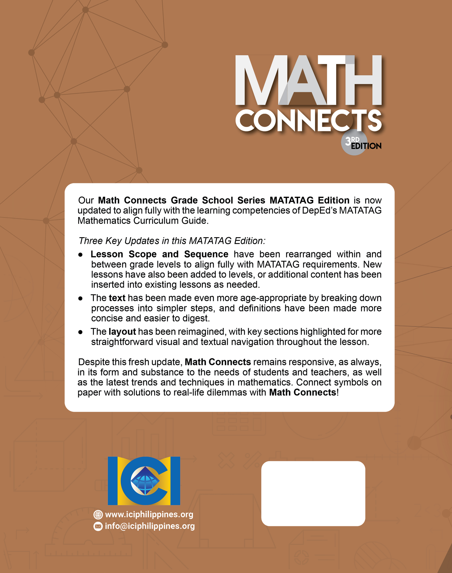 Math Connects 3rd Edition (Matatag Curriculum) - Grade 6