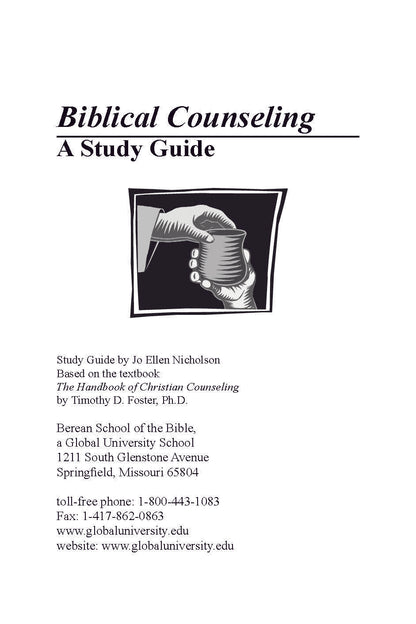 Biblical Counseling