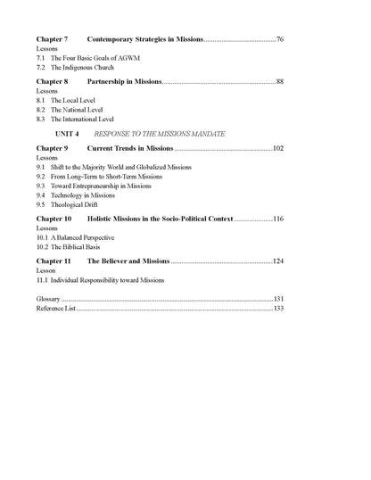 Introduction to Assemblies of God Missions