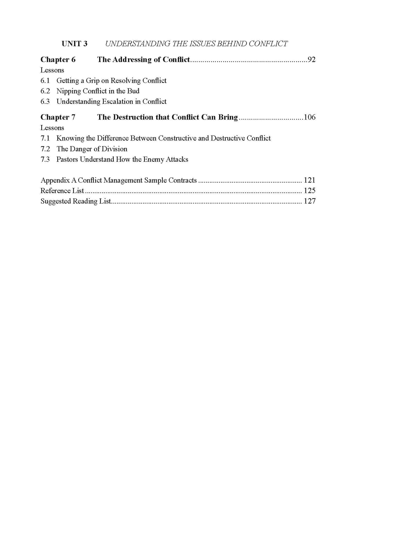 Conflict Management for Church Leaders