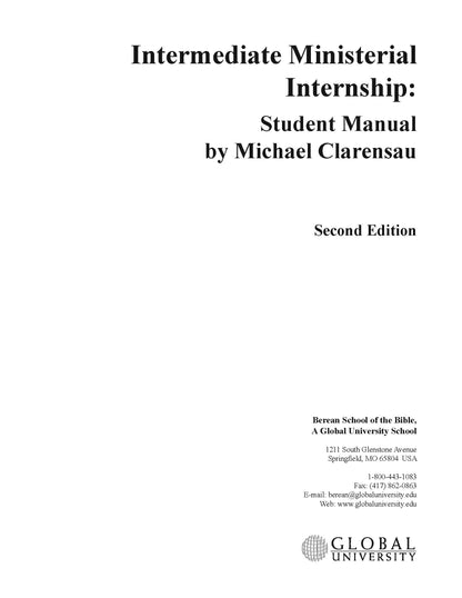 Intermediate Ministerial Internship