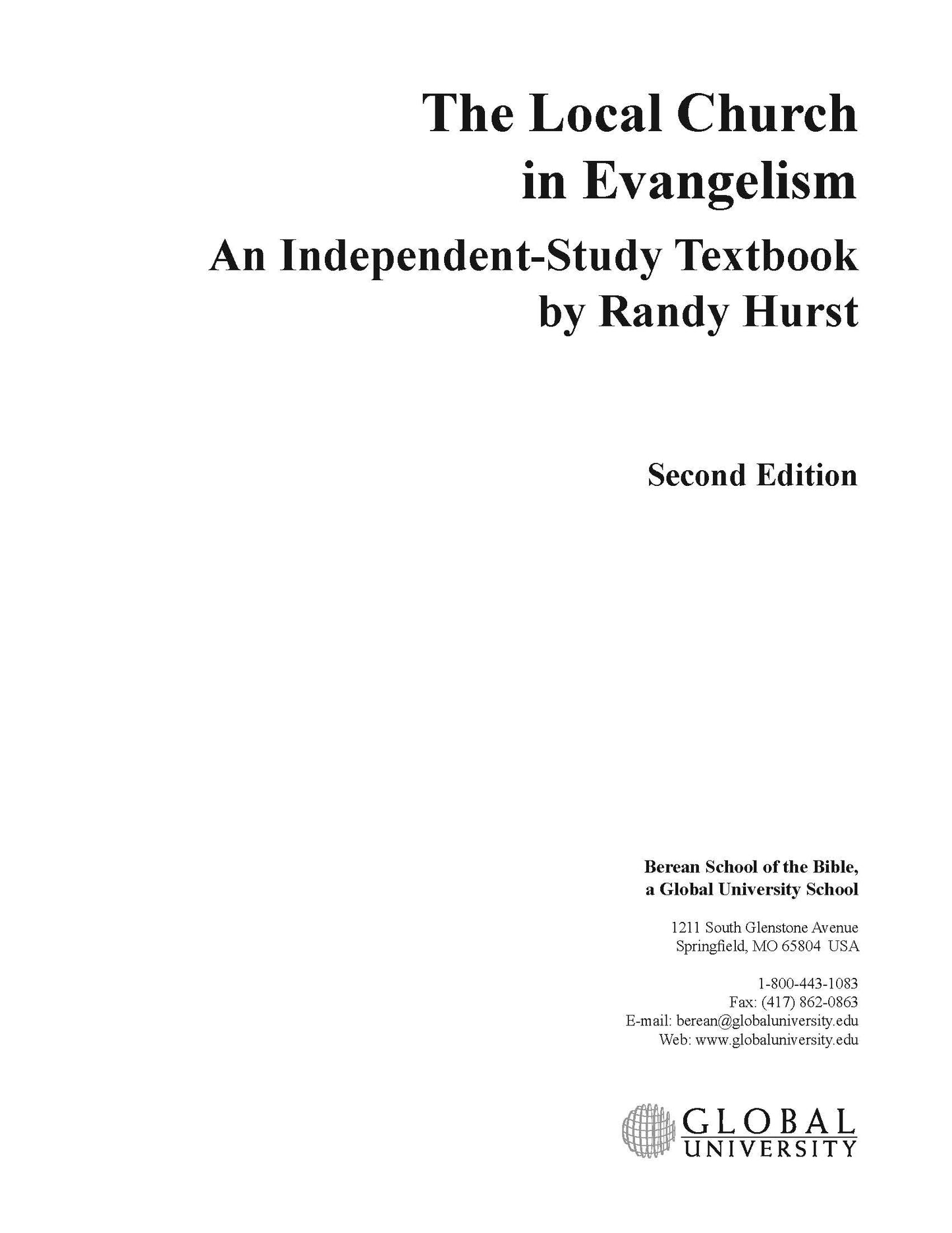 The Local Church in Evangelism