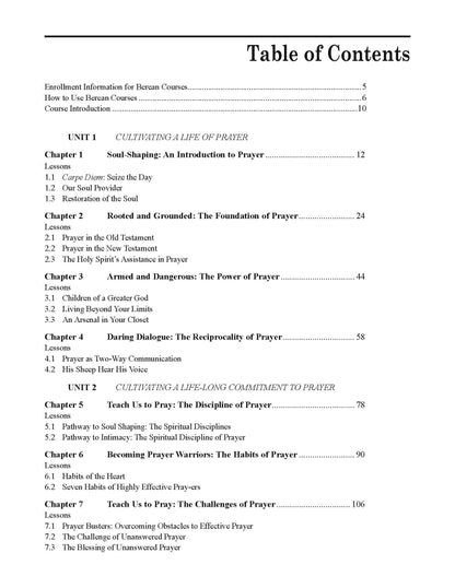 Prayer and Worship