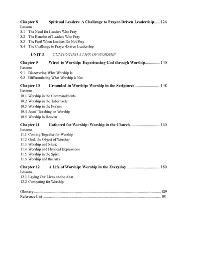 Prayer and Worship
