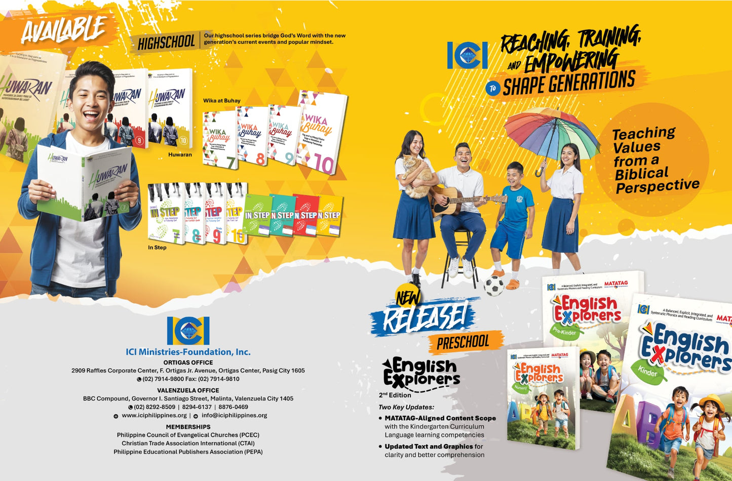 2025 New Releases & Available (Preschool, Grade School and Junior High School)