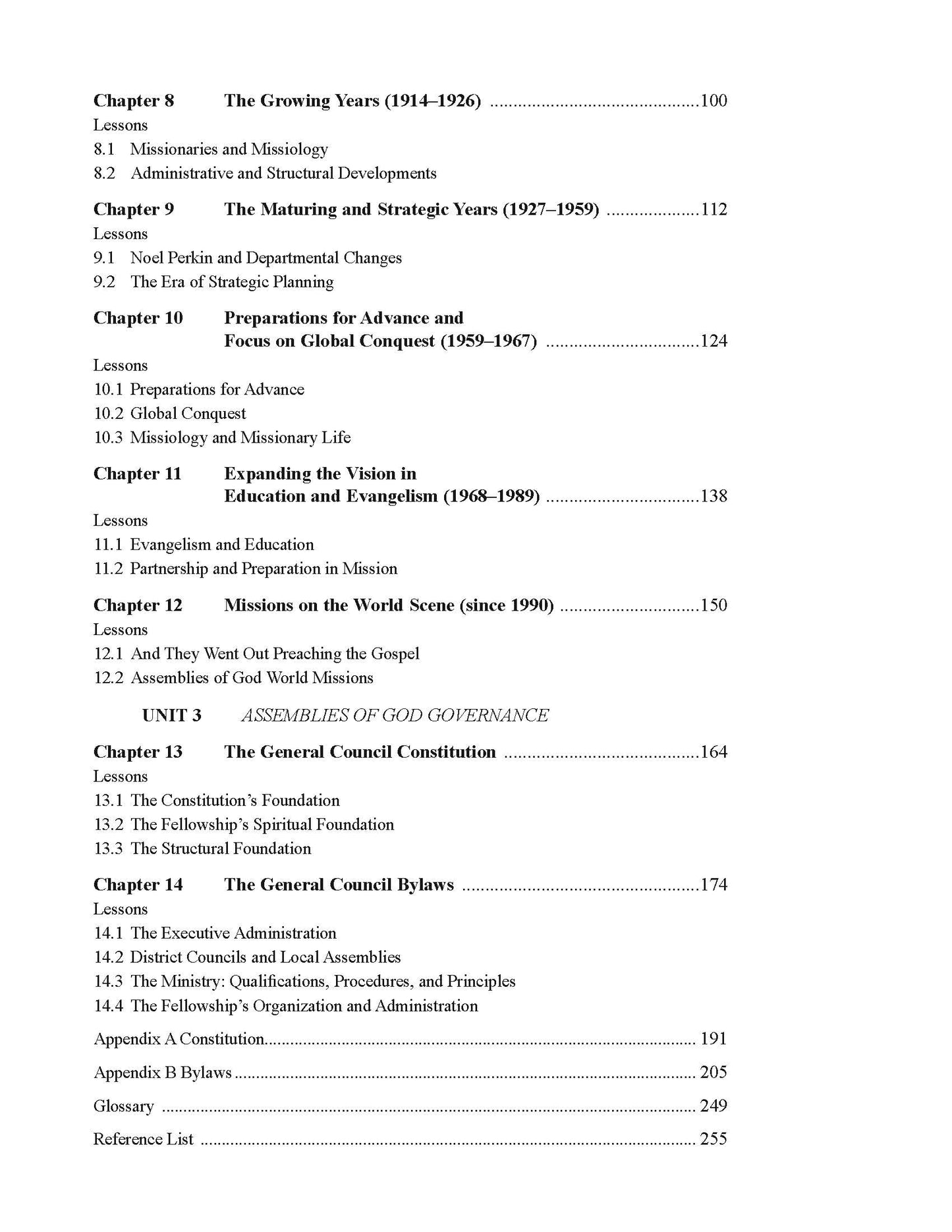 Assemblies of God History, Missions, and Governance