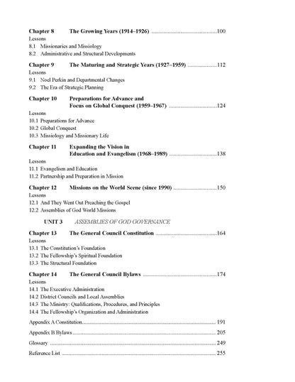 Assemblies of God History, Missions, and Governance