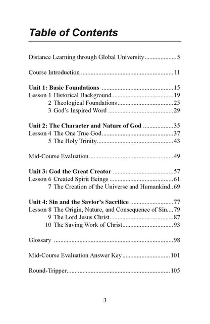 Systematic Theology I