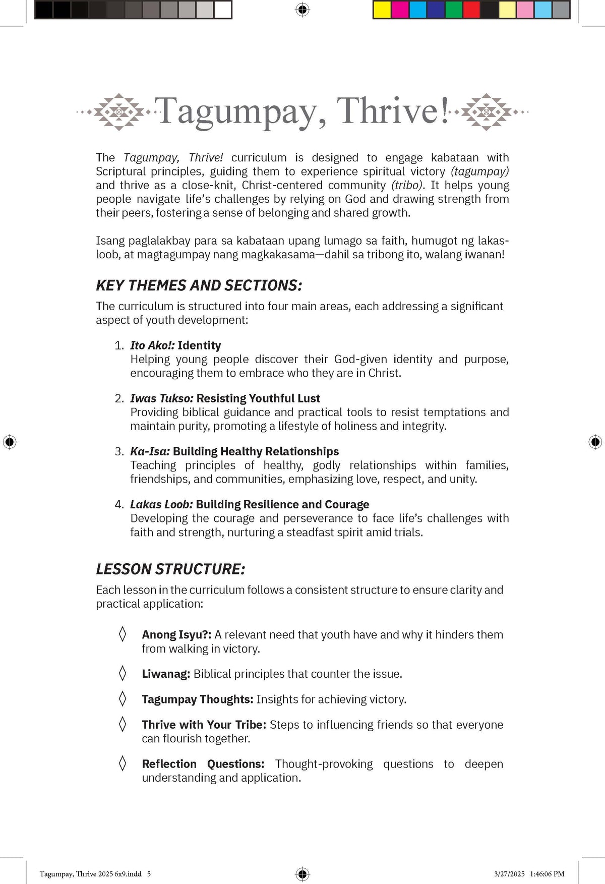 Tagumpay Lettering Tagumpay, Thrive! – ICI Ministries Foundation, Inc