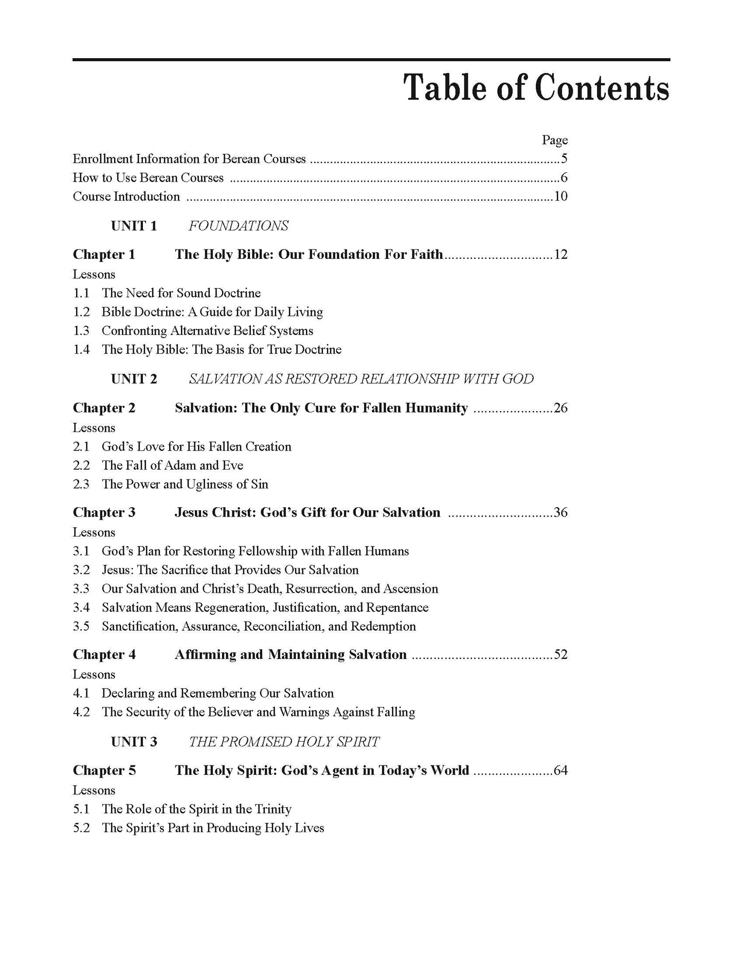 Introduction to Pentecostal Doctrine