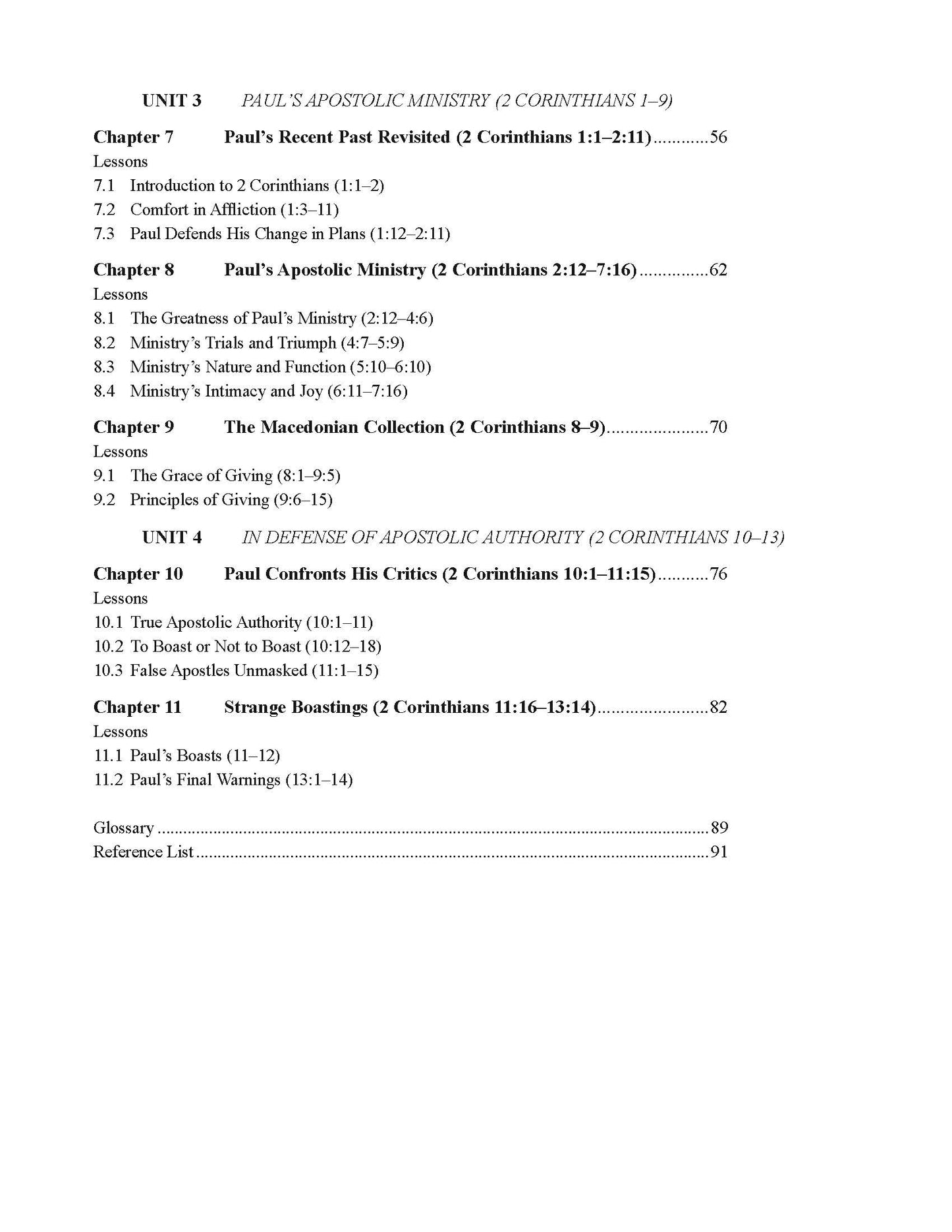 Corinthian Correspondence