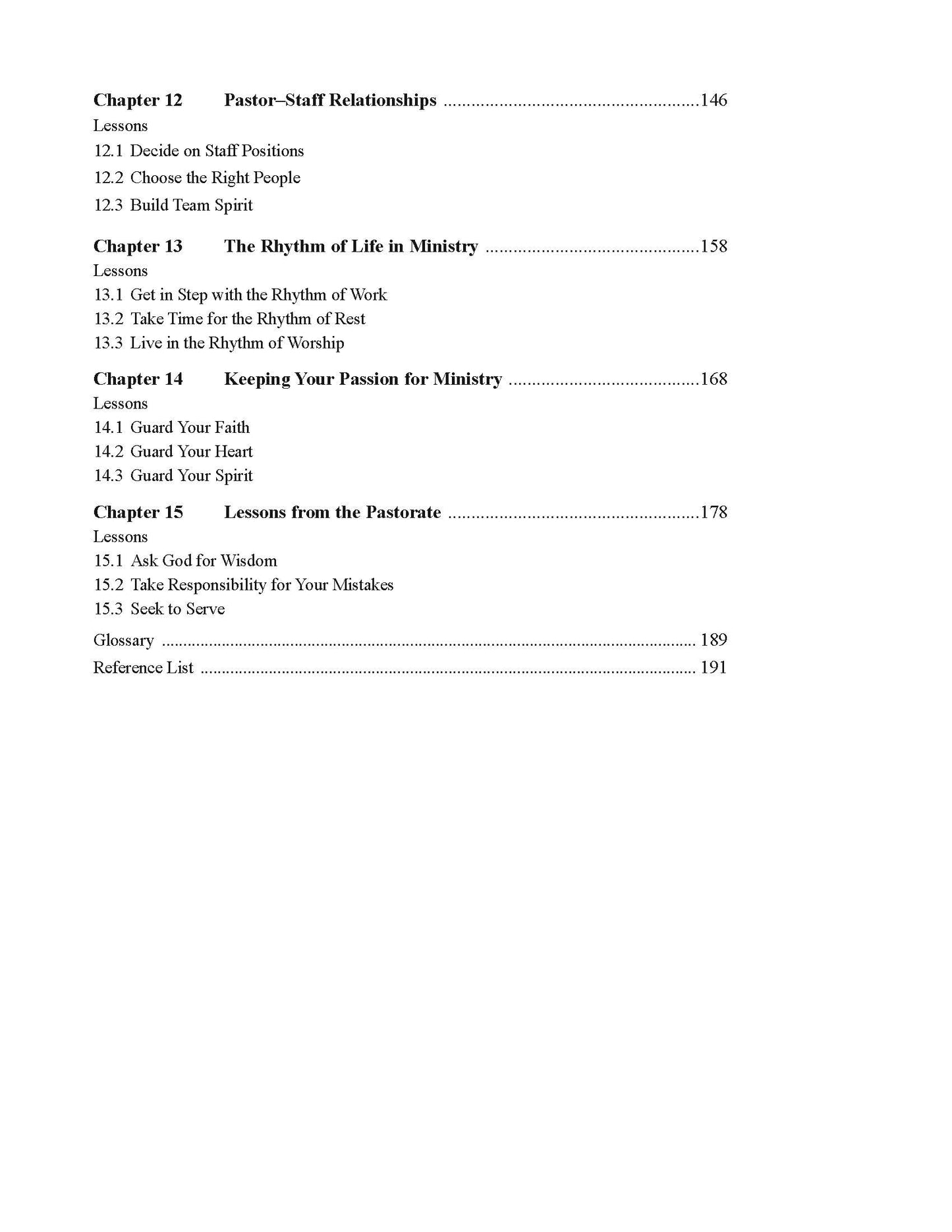 Pastoral Ministry